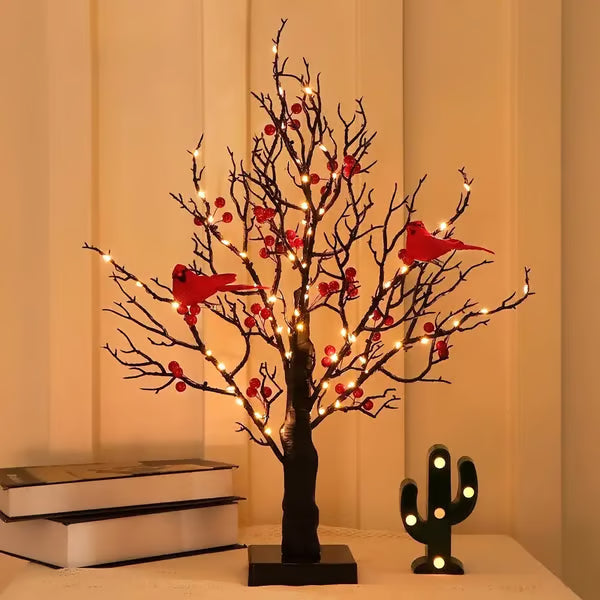 đ⨠The Cardinalâs Gift: A Tree That Whispers Love Through Light