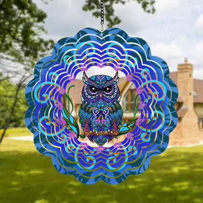 🎉🎐 3D Rotating Wind Chime – Kinetic Hanging Wind Spinner for Garden, Balcony & Outdoor Decor