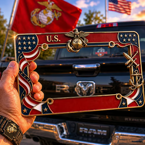🔥 U.S. License Plate Frame