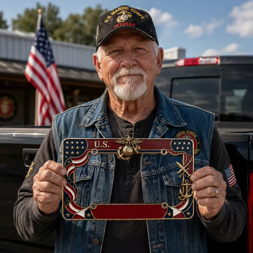 🔥 U.S. License Plate Frame