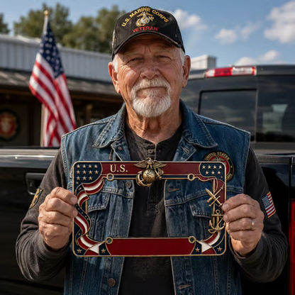 🔥 U.S. License Plate Frame