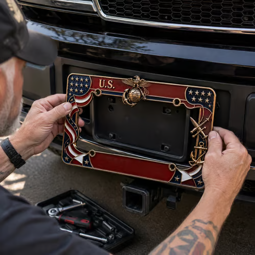 🔥 U.S. License Plate Frame