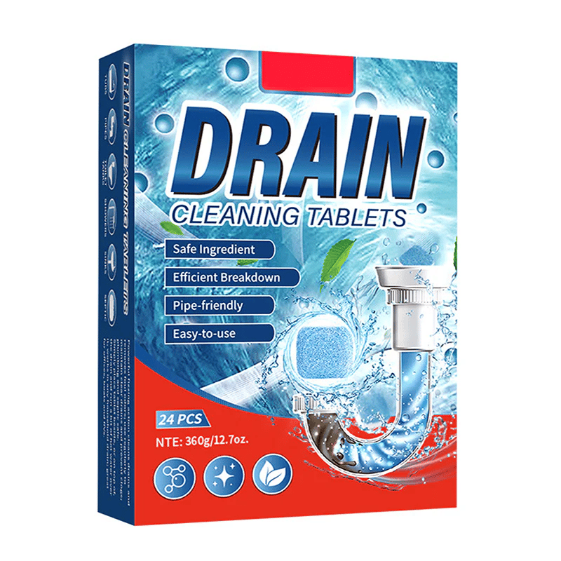 ✨ BUY MORE SAVE MORE! 🚰 Pipe Unclogging Tablets – Fast-Acting Blockage Remover – Safe for pipes, removes hair & grease – no damage to plumbing 🔧
