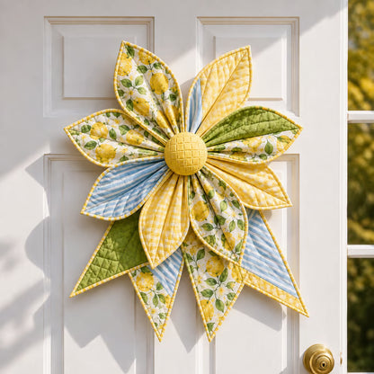 🎀 Oversized Quilted Bow Sewing Kit | Coordinated Printed Fabrics, Soft Batting, Pre-Designed Templates & Complete Supplies for a Full 23–25 in Statement Bow 🍁✨