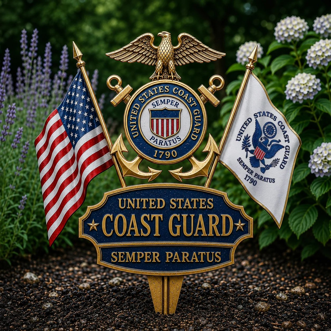 🏆Last Day Promo: 49% OFF 🎖️-US Marine Corps Semper Fidelis Tribute Garden Stake - ✈️Buy 2 Free Shipping Today!