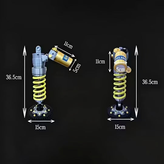 🎁Father's Day Limited Sale🔥Ohlins Inspired Suspension Shock Absorber Lamp - Adjustable LED Light for Gamers & Car Enthusiasts