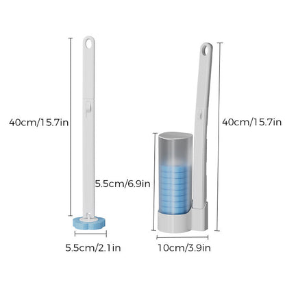 ⚡ Disposable Toilet Cleaning System – Hygienic One-Click Cleaning, No Residue Left, Easy to Use & Disposable 🧼