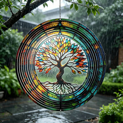 🎉🎐 3D Rotating Wind Chime – Kinetic Hanging Wind Spinner for Garden, Balcony & Outdoor Decor