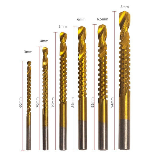 Twist Drill Bit Set Power Tool Accessories(6 Pcs )