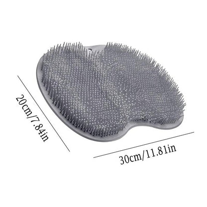 🏆Flash Sale⚡ 50K+ SOLD! Almost Gone-💥Silicone Shower Foot Scrubber Mat，Best gifts