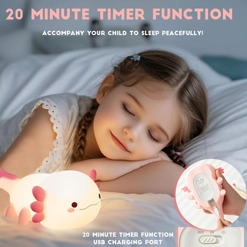 Alisanda Night Light for Kids,Cute Alisanda lamp Gifts Rechargeable light Table Lamp Bedside Lamp
