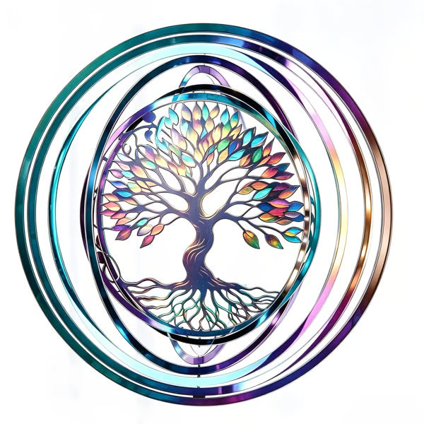 🎉🎐 3D Rotating Wind Chime – Kinetic Hanging Wind Spinner for Garden, Balcony & Outdoor Decor