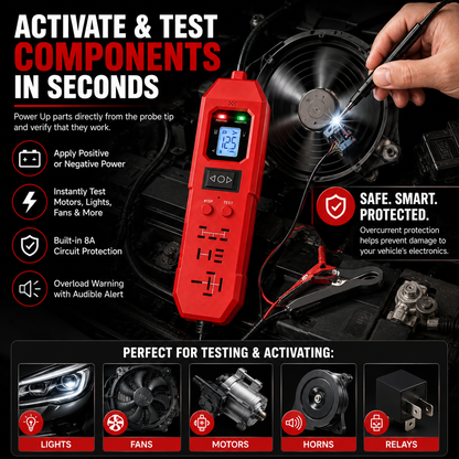 🚗3-in-1 Automotive Power Circuit Probe & Relay Tester – 12V/24V Electrical Diagnostic Tool
