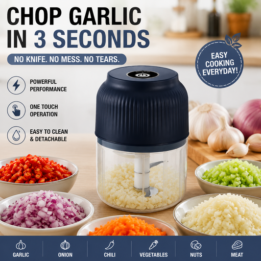 🔥50% off on the last day| 😩 Still Chopping Garlic by Hand? This Kitchen Gadget Does It in 3 Seconds