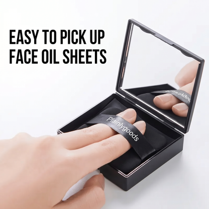 Plainlygoods Black Magnet Oil Blotting Setting Sheet—Keep Makeup Fresh