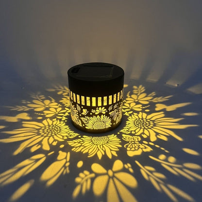 Solar Mandala Wall Light | Outdoor Garden Fence Projector Lamp 🪐🌌