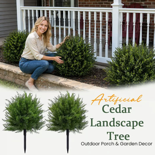 Artificial Cedar Landscape Tree – Outdoor Porch & Garden Decor