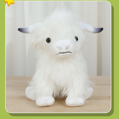 🔥Christmas New Gift Toy🐂🎁Cute Cartoon Highland Cow Cuddly Toy